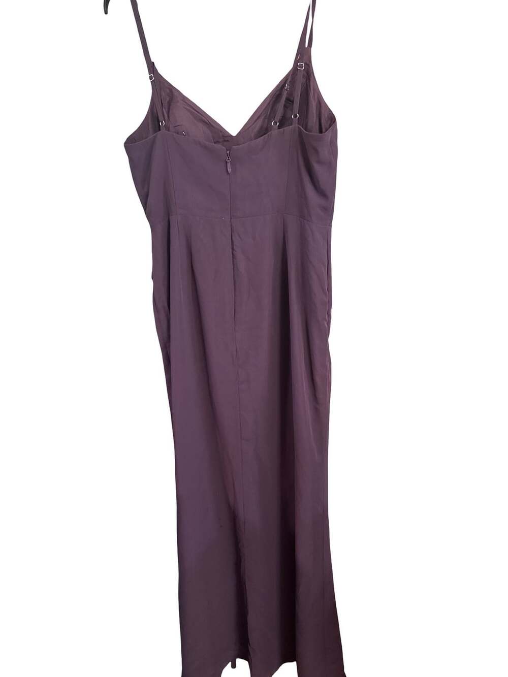 Azazie Bridesmaid Dress Size A12 Plum Chiffon Formal Maxi